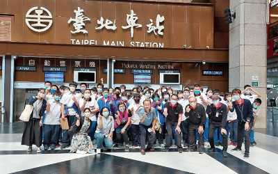 本公司於112年4月13日假臺北車站辦理新北高工參訪活動，獲校方頒發感謝狀！