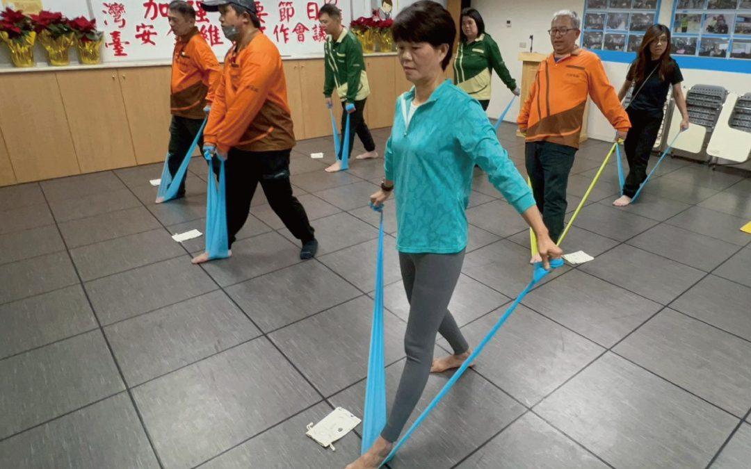本公司舉辦紓壓瑜珈課程，為同仁注入健康能量