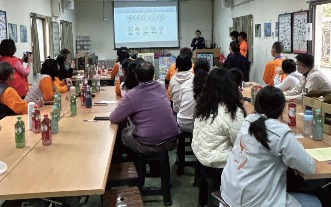 提升第一線急救能力！本公司於鳳凰谷鳥園辦理CPR與AED訓練課程